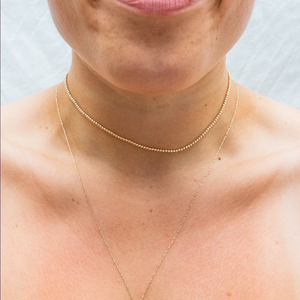 2mm Gold Filled choker